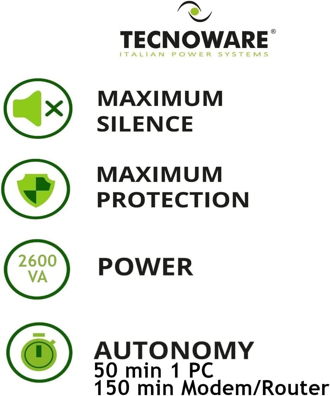Tecnoware UPS ERA Plus 2600 VA/1820 W 6*IEC