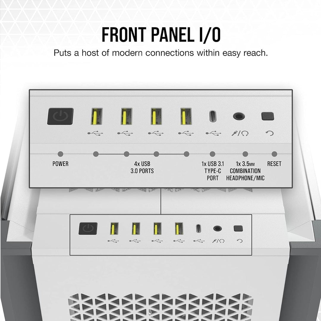Corsair 7000D AIRFLOW Full-Tower-ATX-PC-Gehäuse (Frontverkleidung für Hohen Luftdurchsatz, Drei Inbe