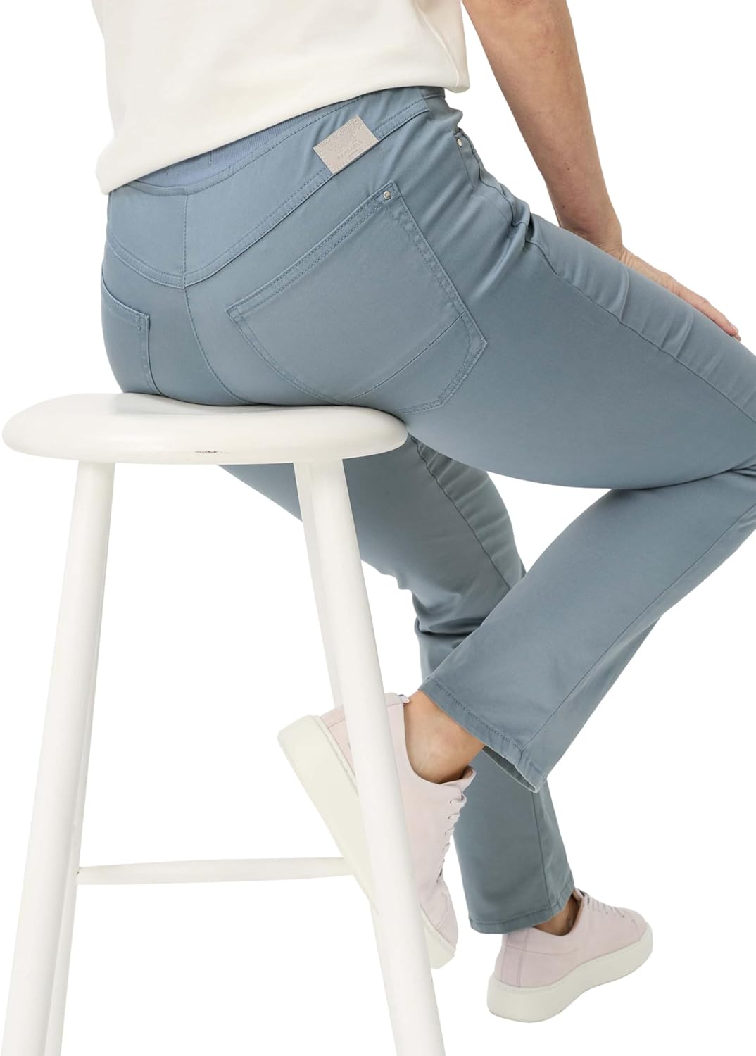Damen Hose Pamina Fun Super Dynamic Cotton Pigment 27W / 32L 24 Blue Shadow, 27W / 32L 24 Blue Shado