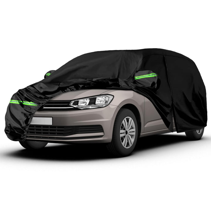 Autoabdeckung Passend für Volkswagen Touran 2003-2024, wasserdichte Vollgarage Autoplane mit Reissve