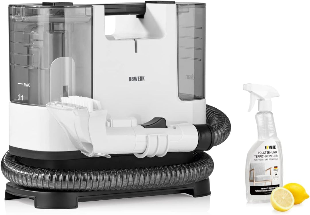 Waschsauger Portable Clean | Inkl. Reinigungsmittel | Polster- und Teppichreiniger, leicht und kompa