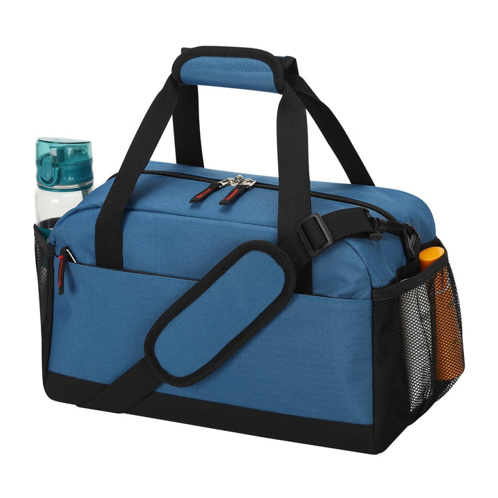 Kleine Sporttasche mit Nassfach - 35×20×20cm Handgepäck, Mini Duffle Bag mit Mehreren Fächern für Sp