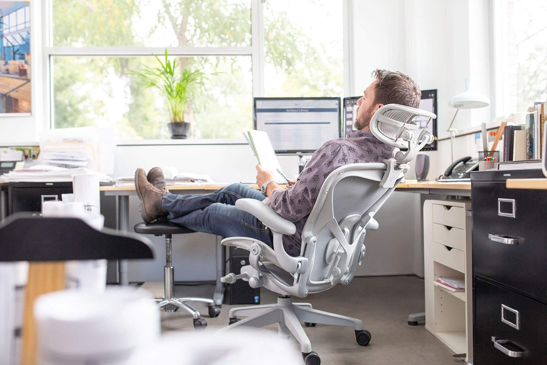 Engineered Now Kopfstütze für klassischen Herman Miller Aeron h4 für remastered Graphit, h4 für rema