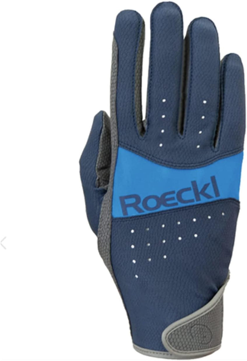 Roeckl Sports Handschuh Modell Marbach, Unisex Reithandschuh, Marine, 6,5 (6,5, Marine)