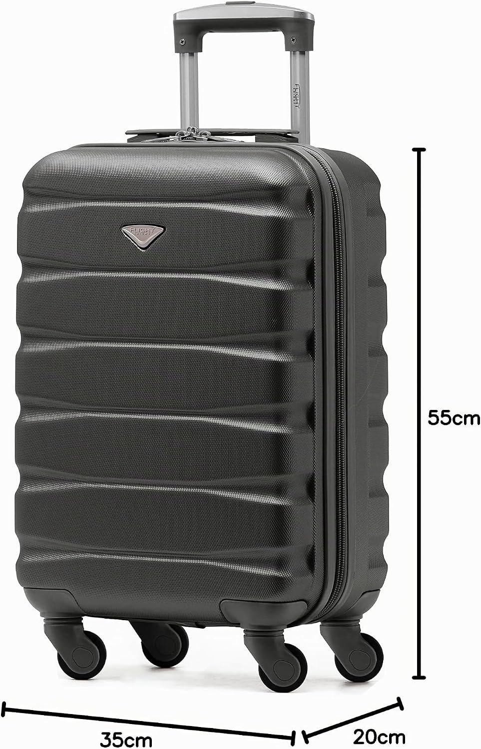 Flight Knight Handgepack Trolley Koffer Kompatibel Mit Air Berlin, Lufthansa, Eurowings, easyJet, Ry