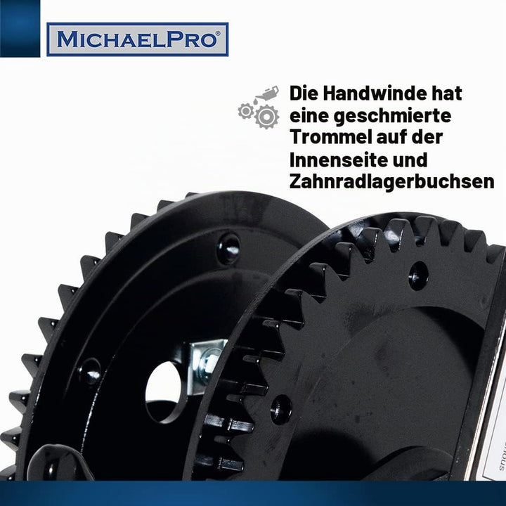 MichaelPro MP009059 Handseilwinde - 1500-kg Seilwinde