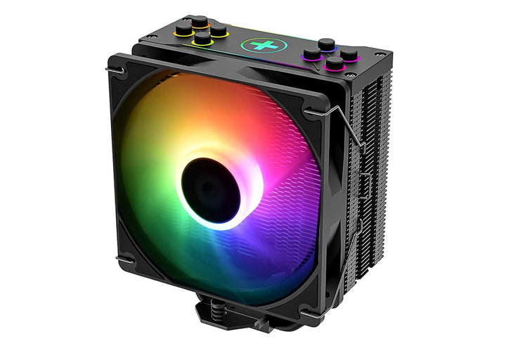 Xilence M704PRO.ARGB AMD und Intel CPU Kühler, 120mm ARGB PWM Lüfter, 180W TDP, transparent/schwarz