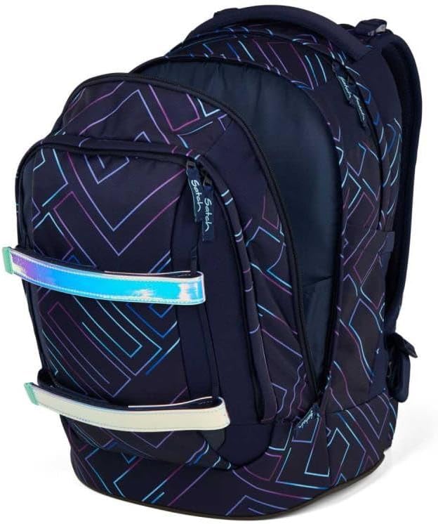 Satch Pack Pencil Slider Edition Schulrucksack Set 3tlg. inkl. Sporttasche (Purple Laser), Purple La