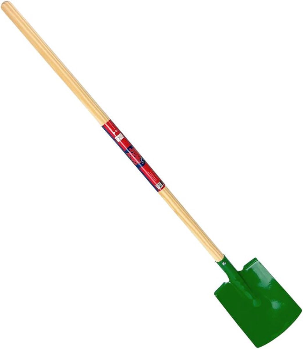 Kinderspaten mit Tritthocker Grün Gesamtlänge 73cm