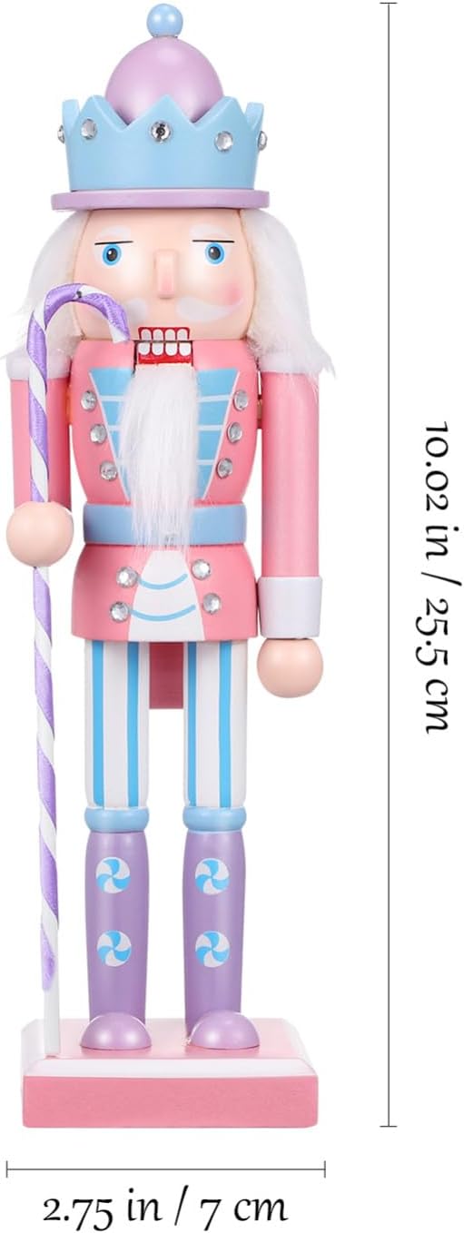 JECOMPRIS Weihnachts-Soldat-Nussknacker-Dekoration Holz 25 4 cm Nussknacker-Figur Weihnachtsdekorati
