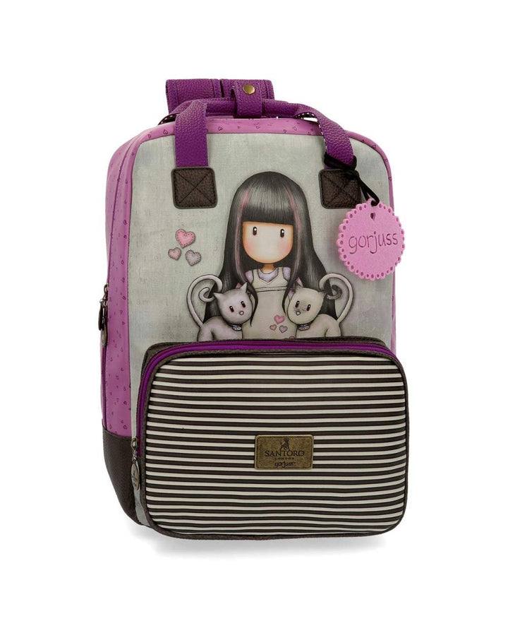 Santoro Gorjuss Tall Tails Laptop-Rucksack Mehrfarbig 29x40x13 cms Synthetisches Leder 15,6" 15.08L