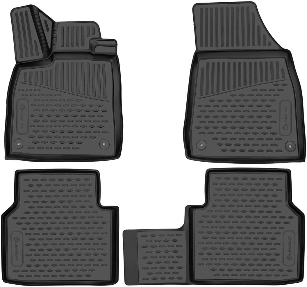 Element Passgenaue Premium Antirutsch Gummi Fussmatten - Volvo XC60, SUV