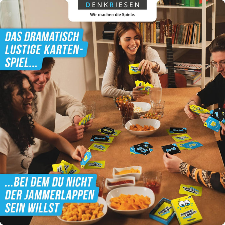 DENKRIESEN Family Pack - JAMMERLAPPEN + Stadt-Land VOLLPFOSTEN Kartenspiel - Classic Edition | Famil