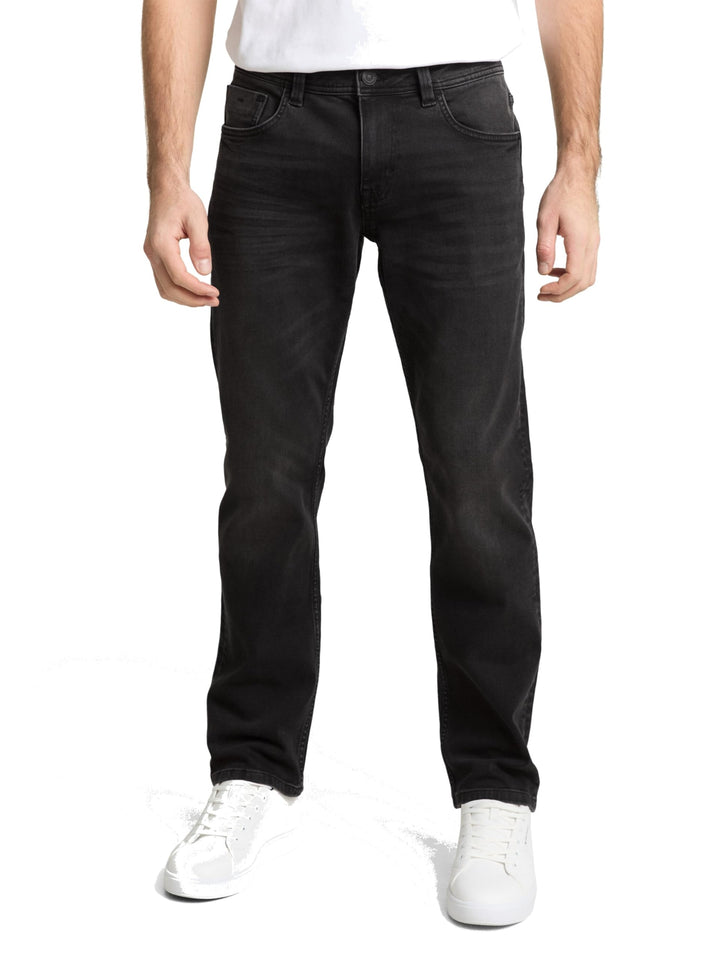 Tom Tailor Herren Marvin Straight Jeans 36W / 30L 10250 - Used Dark Stone Black Denim, 36W / 30L 102