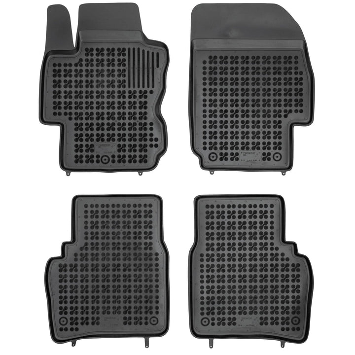 SMK Auto fussmatten gummimatten passt für Nissan Note I 2006-2013 fussmatten Auto für alle Jahreszei