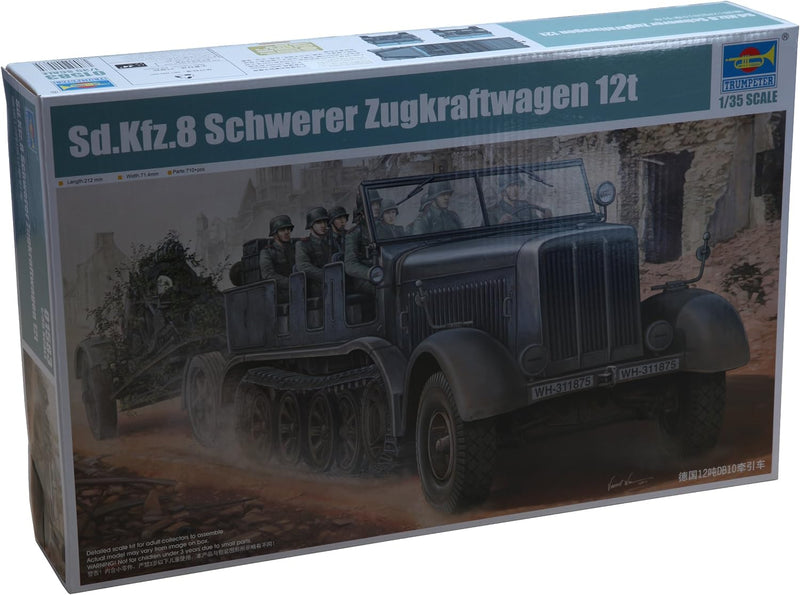 Trumpeter 01583 Modellbausatz Sd.Kfz.8 Schwerer Zugkraftwagen 12t