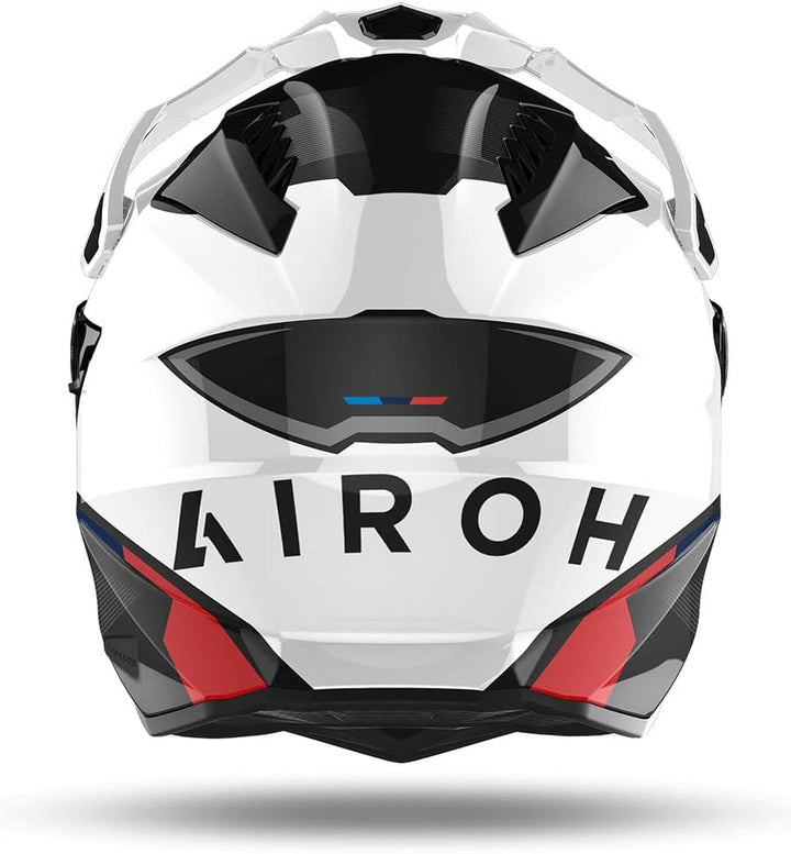 Airoh Commander Factor Motocross Helm (White,XL (61/62))