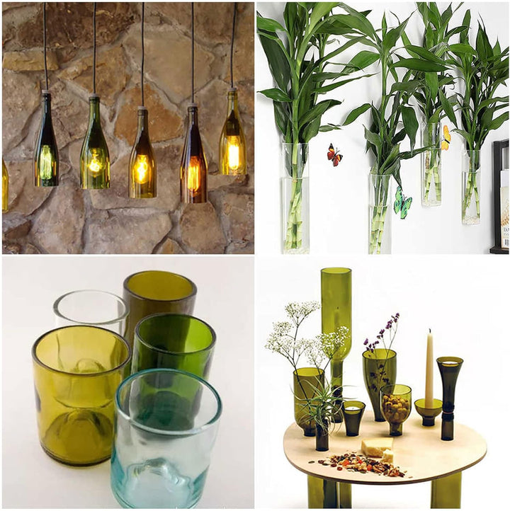 Glasflaschenschneider, Fixm Flaschenschneider Verbesserte Version, Runde, Quadratische Flaschen und