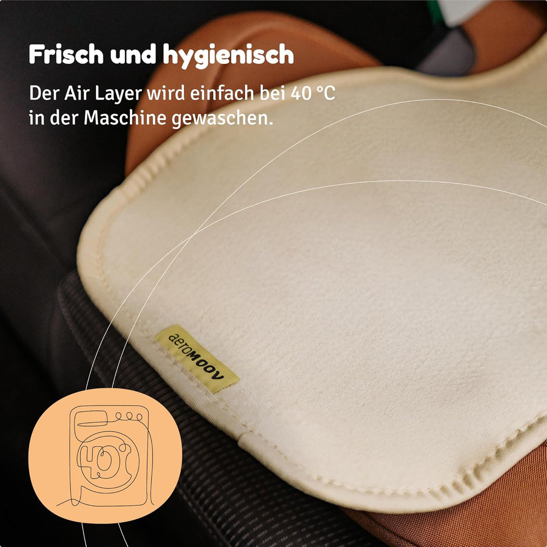 Aeromoov - Baby Sitzauflage Air Layer - Einlage Für Autositz oder Kinderwagen - Gruppe 2/3 - Antisch