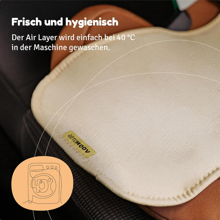 Aeromoov - Baby Sitzauflage Air Layer - Einlage Für Autositz oder Kinderwagen - Gruppe 2/3 - Antisch