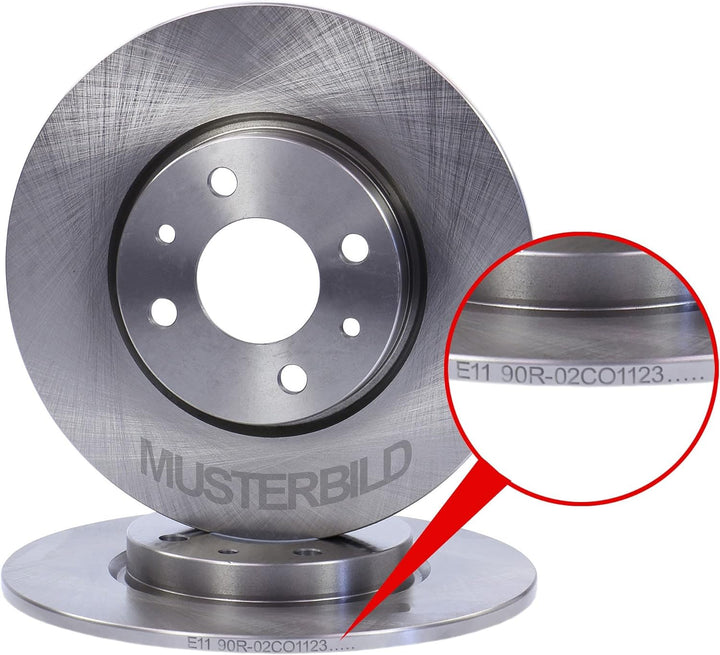 2x Bremsscheiben Voll Ø236 vorne