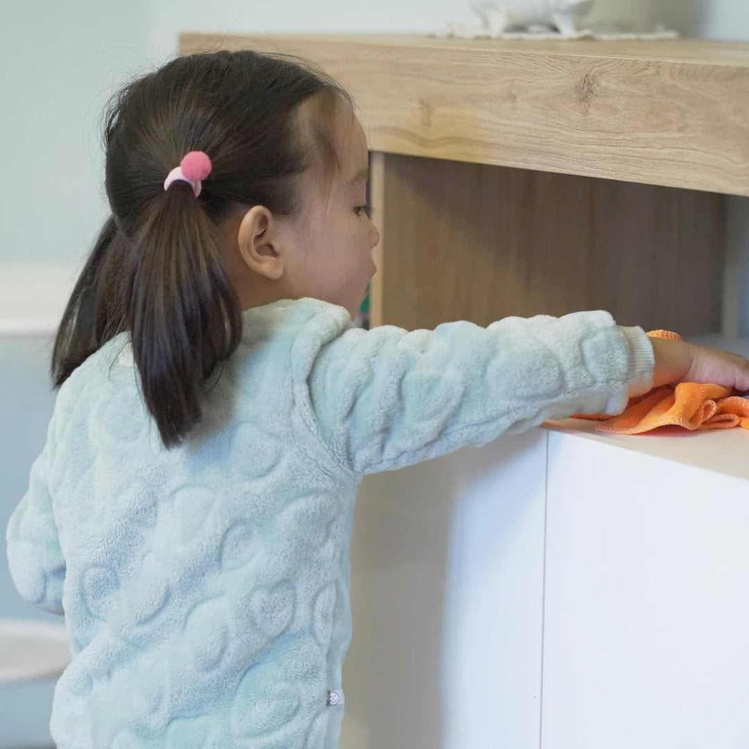 nunukids Kinder Putzset Fantastisches Kinderbesen Set mit Wischmop und Kehrset das ideal für Kinder