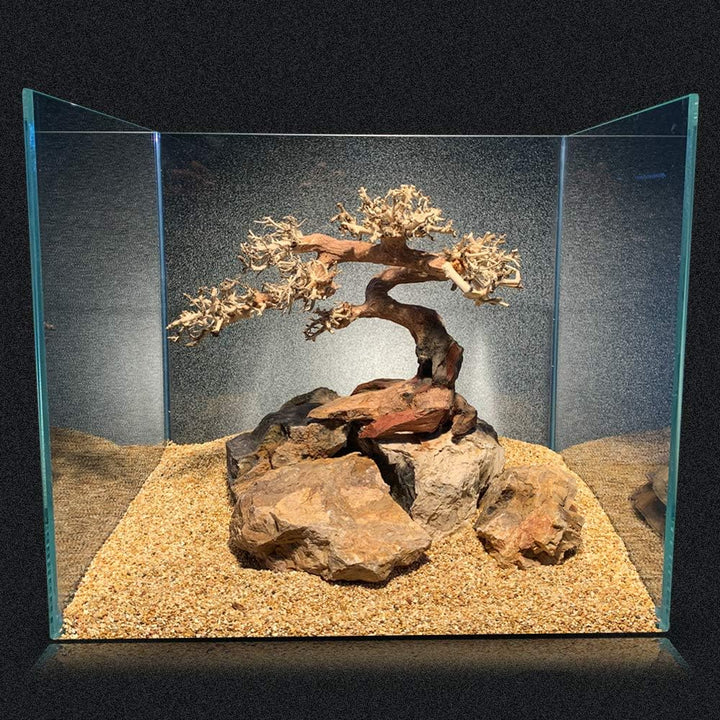 Amtra - Oriental Wind 5 Holz, handgefertigt, für Aquarien, 25x10x18 cm, Small mehrfarbig Small, mehr