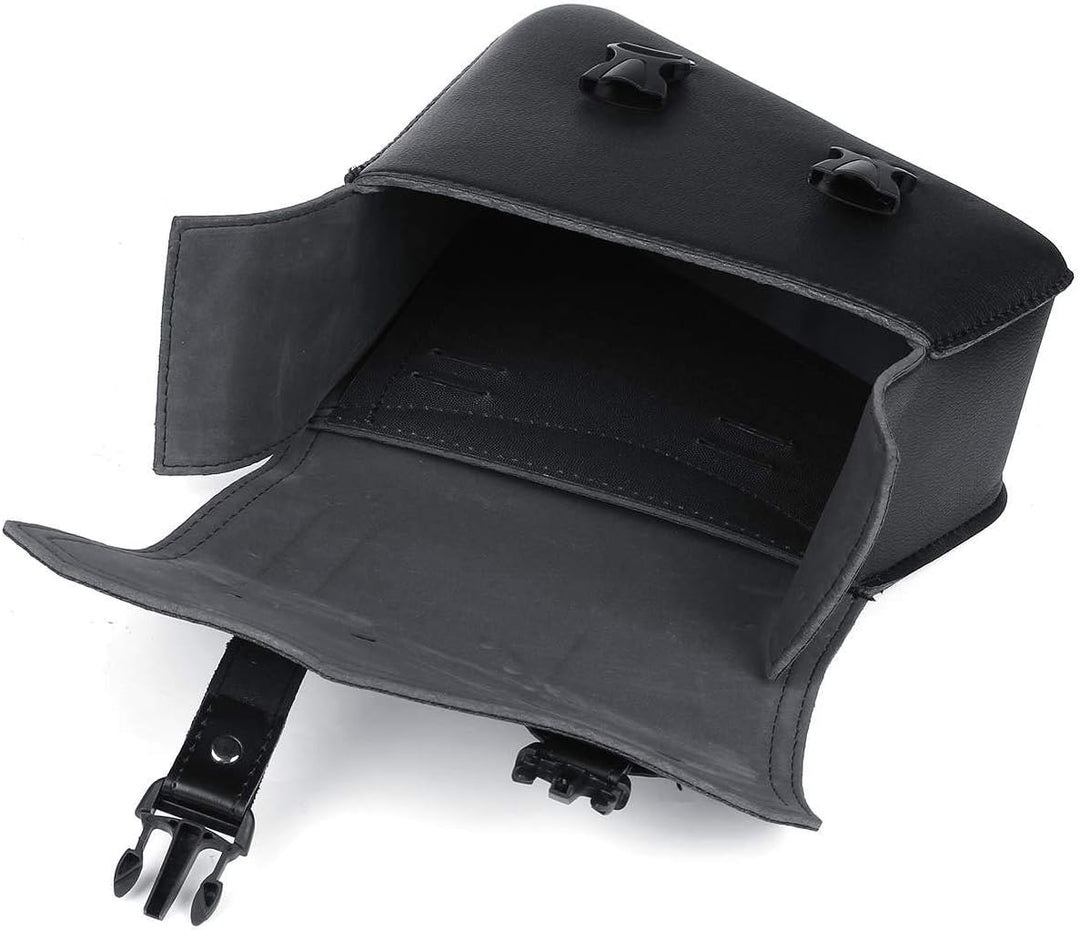 Vintage Satteltaschen für Motorrad Universal PU wasserdichte Satteltaschen mit grosser Kapazität