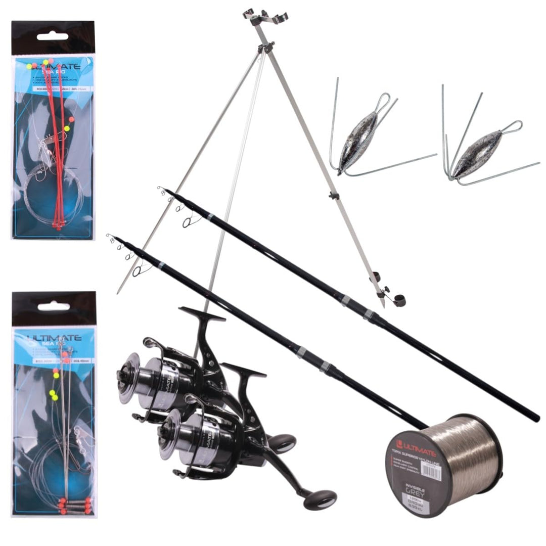 Ultimate BeachForce Beach Set 3.90m (100-200g) Tele Set, 3.90m (100-200g) Tele Set