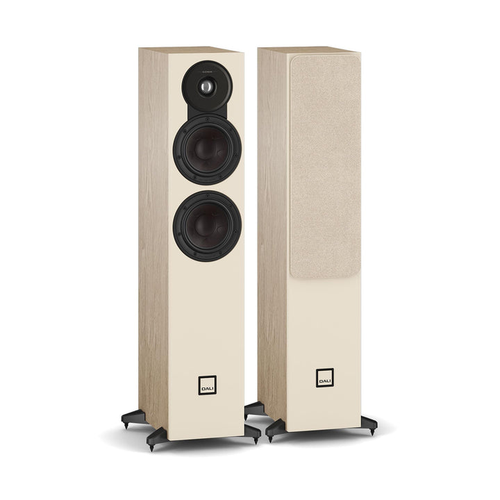 DALI Sonik 5 schlanke, bodenstehende passive HiFi-Lautsprecher – Dual 13,3 cm Clarity Cone Tieftöner