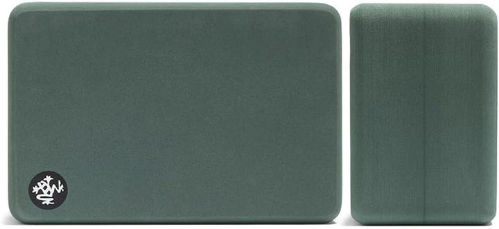 Manduka Foam Yoga Block - Recycled EVA Foam Block with Ergonomic Support, Yoga Equipment, Home Gym A