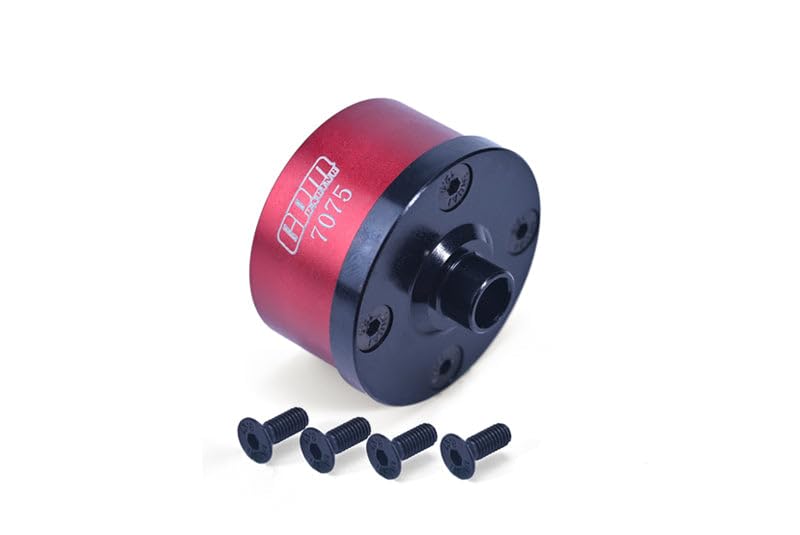GPM Racing Medium Carbon Steel+Aluminium 7075 Front Middle Rear Diff Case for Arrma 1:7 Mojave EXB/M