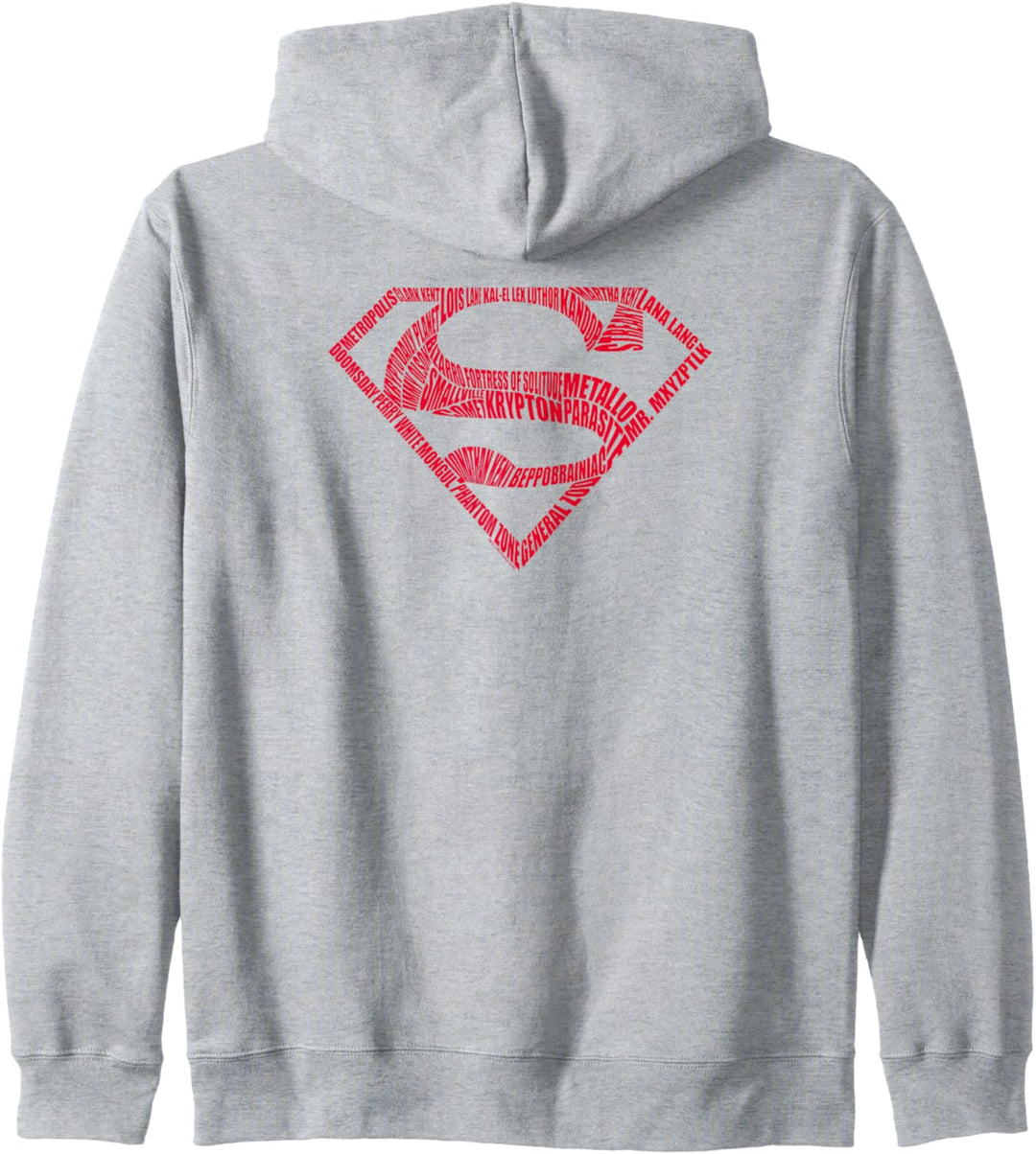 Superman Word Shield Kapuzenjacke