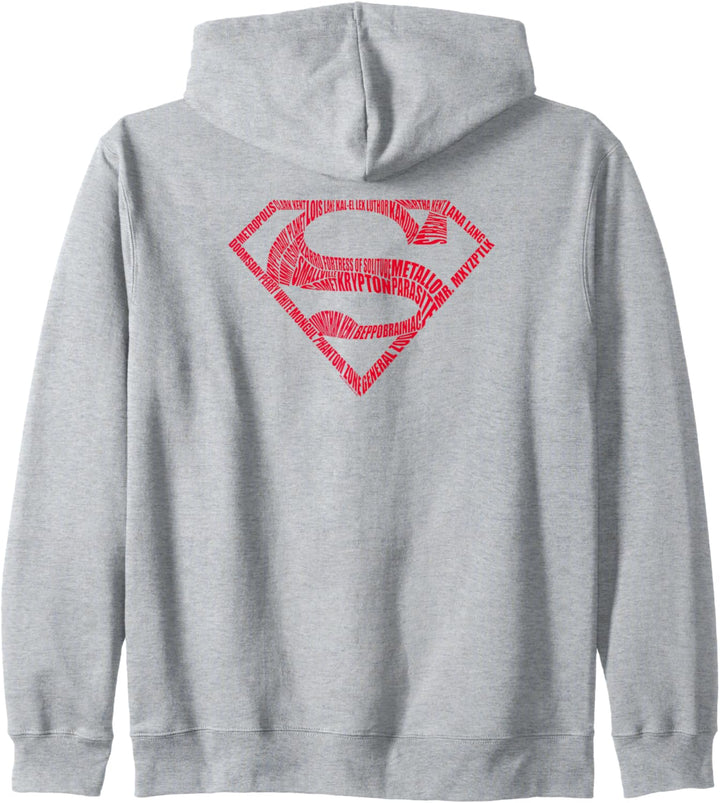 Superman Word Shield Kapuzenjacke