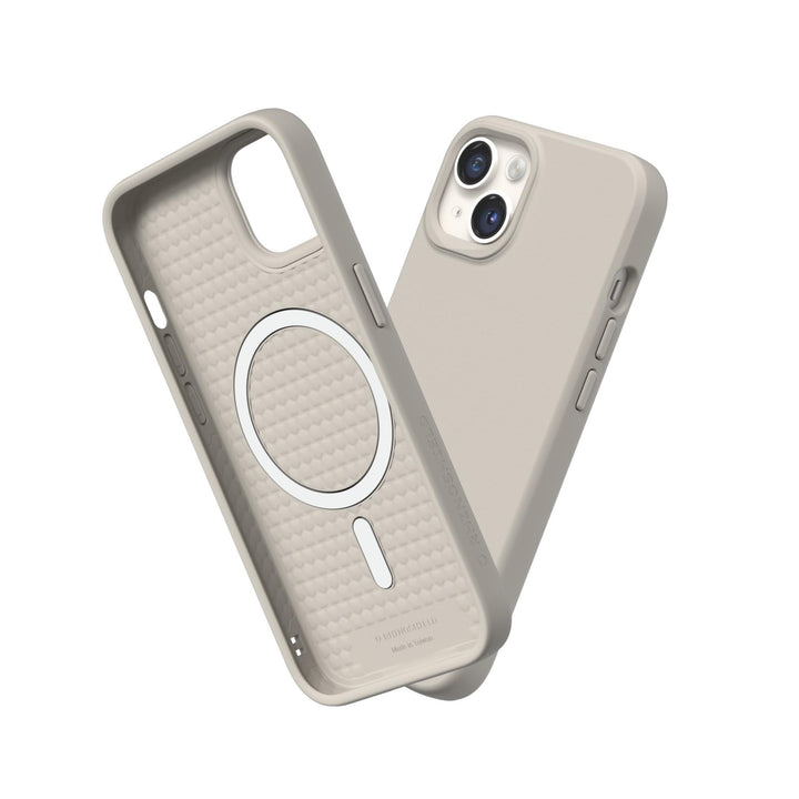 RhinoShield Case kompatibel mit [iPhone 13/14] | SolidSuit - MagSafe-kompatibel -Stossdämpfende & sc