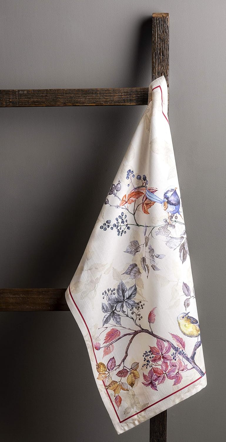Maison d'Hermine Küchenhandtücher 3er-Set 100% Baumwolle 70 cm x 50 cm Wiederverwendbare Geschirrtüc