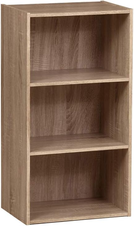 habeig Tube Bücherregal Standregal 3 Fächer Belastung Regalboden 30kg Standregal (80 x 42,5 x 29,5 c