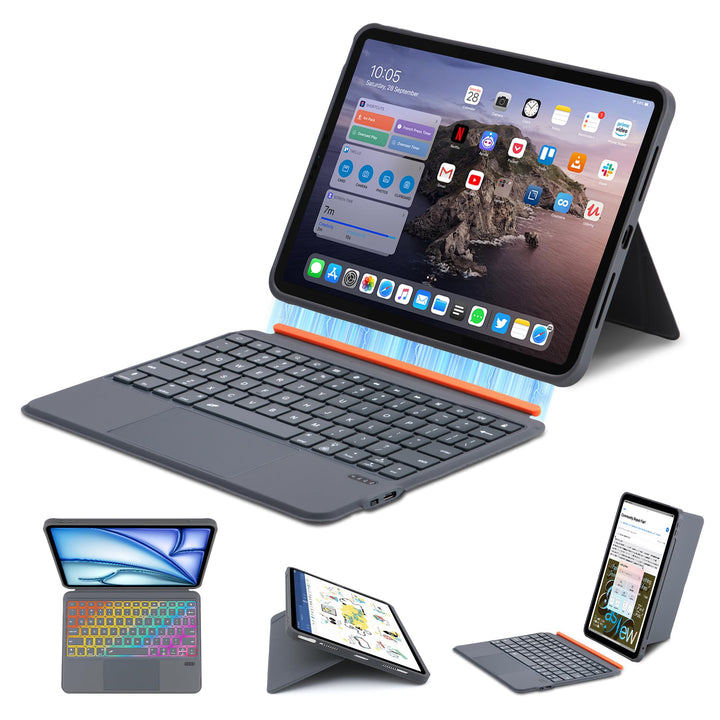 Flex Tastaturhülle für iPad Pro 12,9 Zoll (3., 4., 5. und 6. Gen) und iPad Air 13 (M2 2024/M3 2025/M