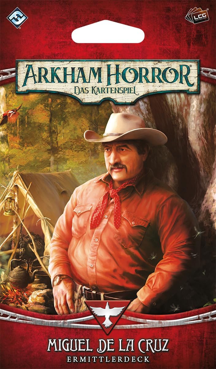 Asmodee, Arkham Horror: Das Kartenspiel – Miguel de la Cruz, Ermittlerdeck-Erweiterung, DE-Version,