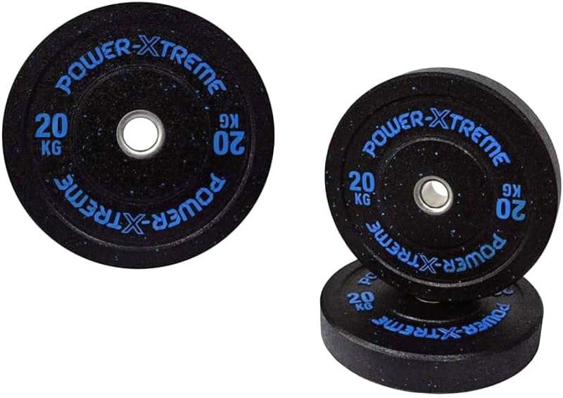 POWER-XTREME Hantelscheiben | Bumper Plates | Gewichtsscheiben | 50mm | Gummigranulat | Grössenauswa