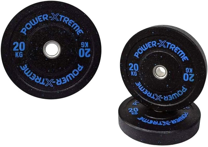POWER-XTREME Hantelscheiben | Bumper Plates | Gewichtsscheiben | 50mm | Gummigranulat | Grössenauswa