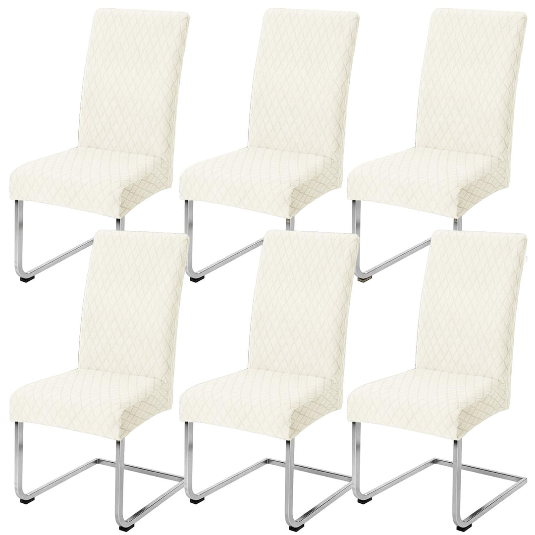 LANSHENG Stuhlhussen 6er Set, Universal Stretch stuhlbezug Stuhlüberzug Esszimmerstühle Bezug, Elast