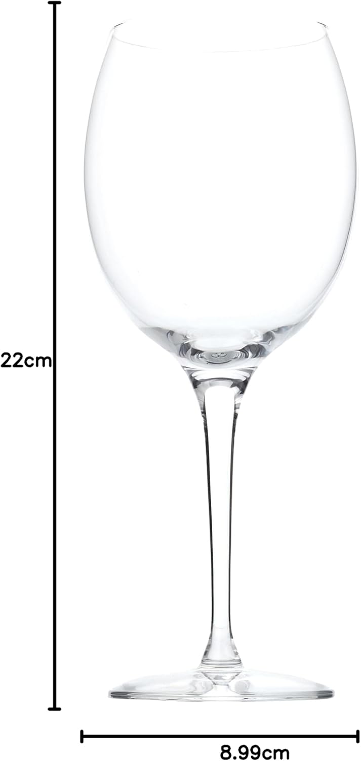 Alessi MAMI XL SET 4 VASOS VINO BLANCO VIDRIO CRISTALINO