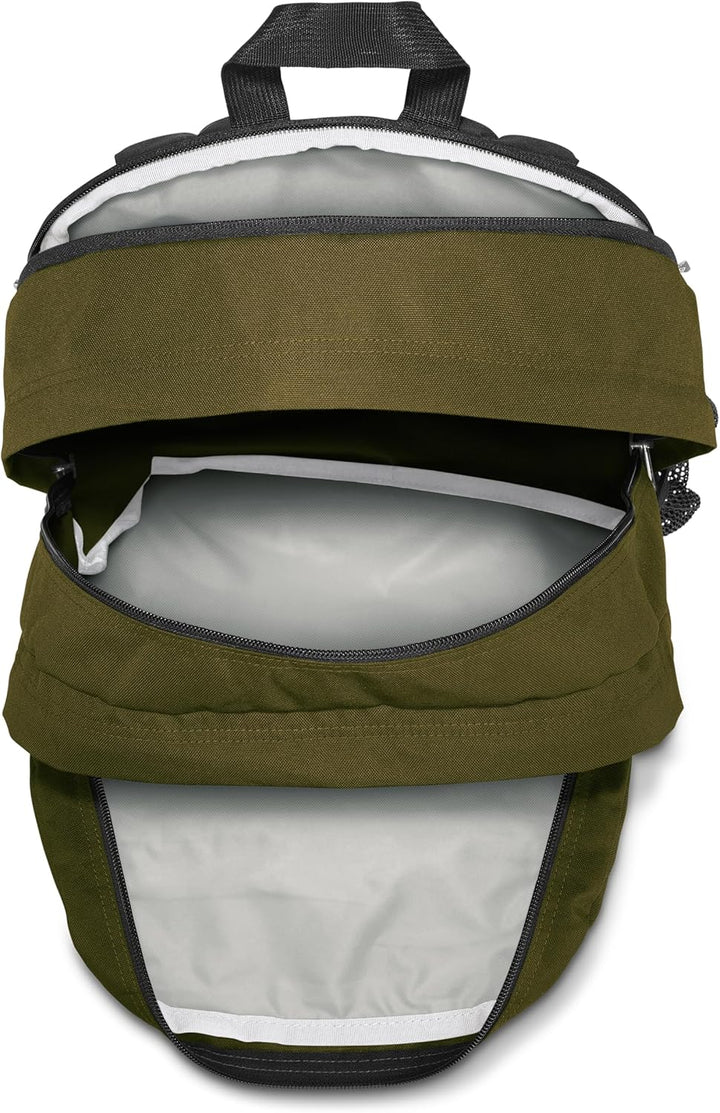 JanSport BIG STUDENT Grosser Rucksack, 15 inch -Laptopfach Army Green, Army Green