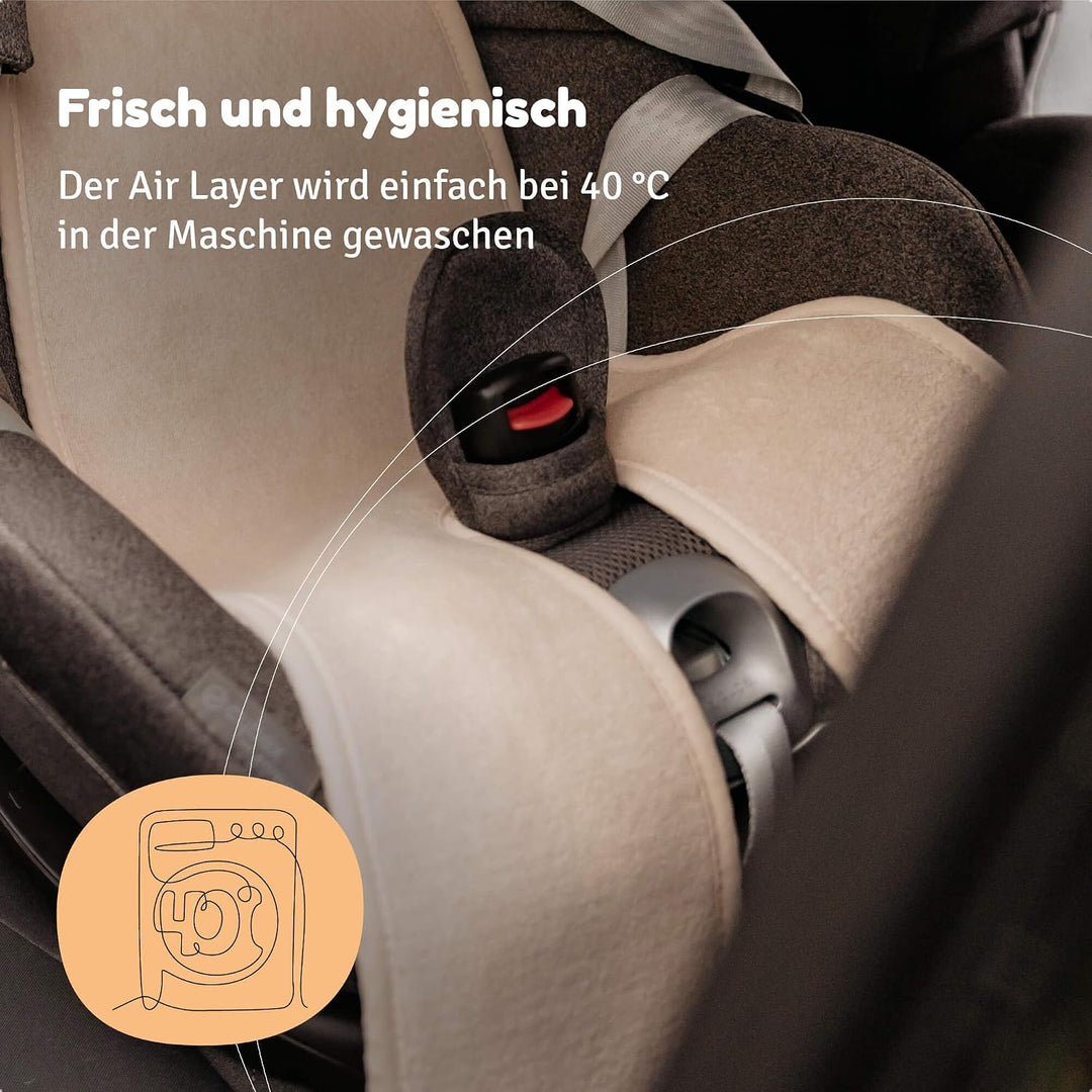 Aeromoov - Baby Sitzauflage Air Layer - Einlage Für Autositz oder Kinderwagen - Gruppe 2/3 mit Beine