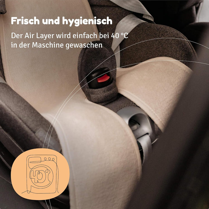 Aeromoov - Baby Sitzauflage Air Layer - Einlage Für Autositz oder Kinderwagen - Gruppe 2/3 mit Beine