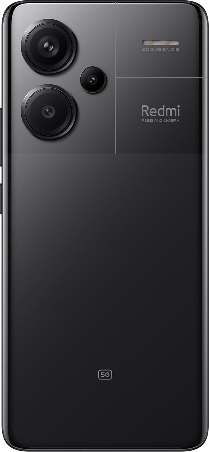 Xiaomi Redmi Note 13 Pro+ 5G Smartphone, 8+256GB Handy ohne Vertrag, Schwarz Black 8+256 Note 13 Pro