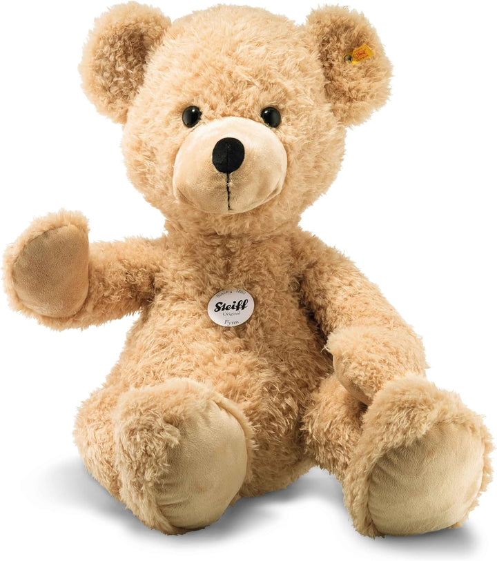 Steiff Fynn Teddybär - 80 cm - Kuscheltier für Kinder - weich & waschbar - beige (111389), Beige