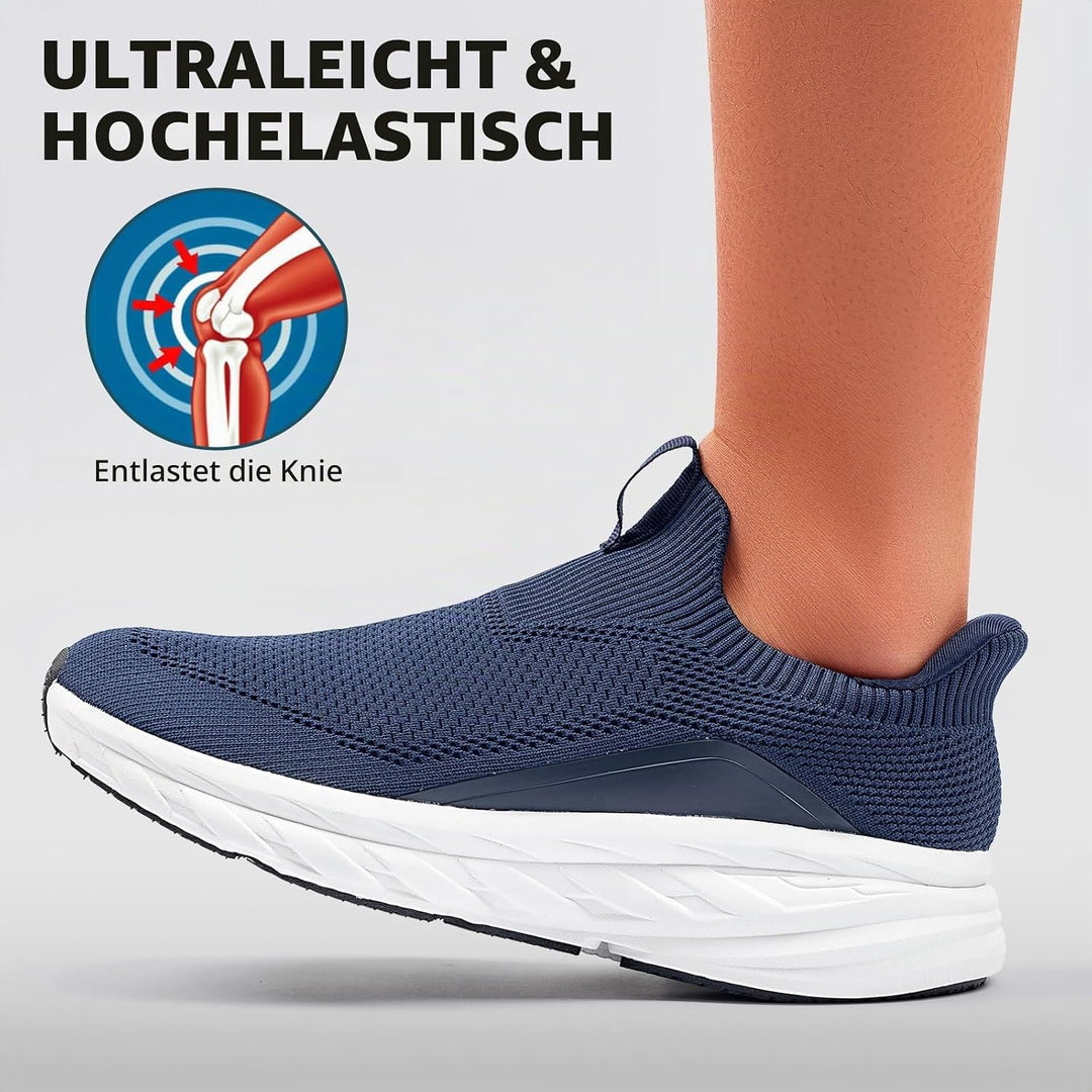 Sosenfer Slip On Sneaker Herren Ohne Schnürsenkel Schuhe Sportschuhe Laufschuhe Leichte Atmungsaktiv