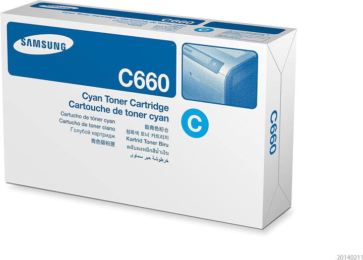 Samsung CLP-C660B/ELS Original Toner (Hohe Reichweite, Kompatibel mit: CLP-610/CLP-660/CLX-6200/6210
